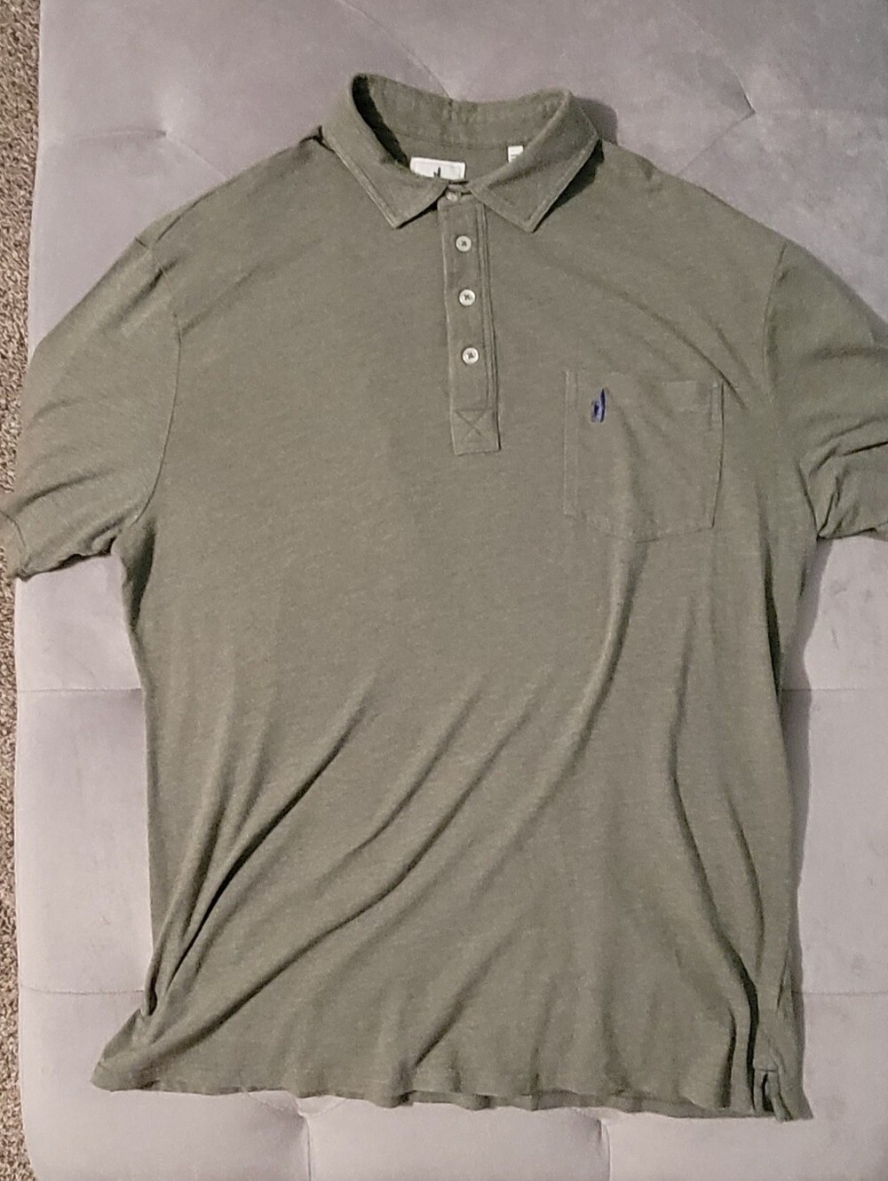 Johnnie-O Men's Green Polo - L - Picture 5 of 5